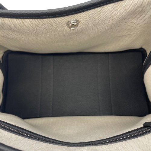 プレオウンド エルメス ガーデンパーティー PM ノワール ネゴンダ シルバー金具 W刻印