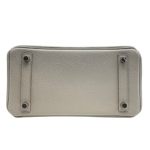 Hermes Birkin 25 Beton Togo Silver Metal Fittings Z 새겨 져