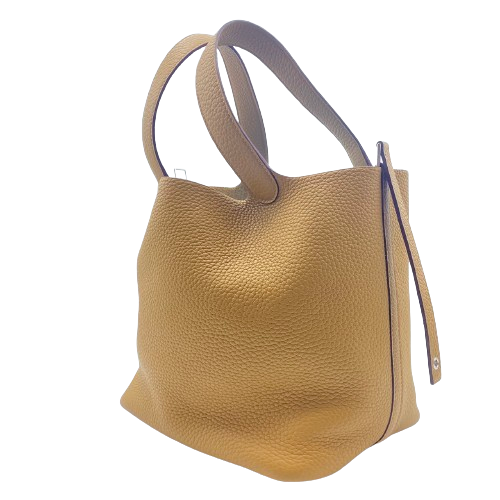 Hermes Picotin Lock MM 비스킷 Torillon Clemence Silver Fittings B 조각.