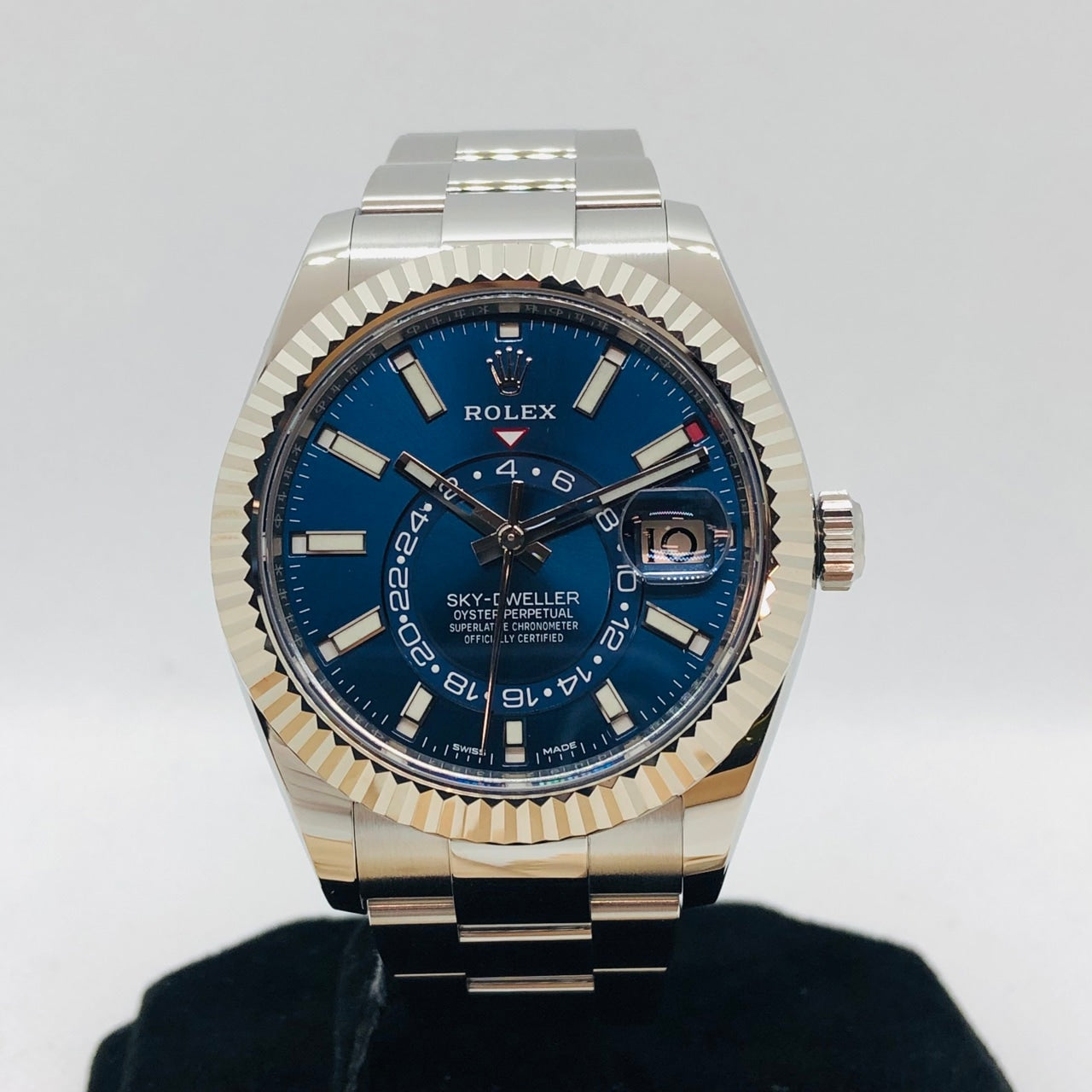 ★최종 가격★롤렉스 스카이 거주자 326934 Bright Blue 42mm