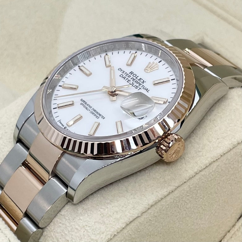 Pre-Owned Rolex Datejust 36 126231 White