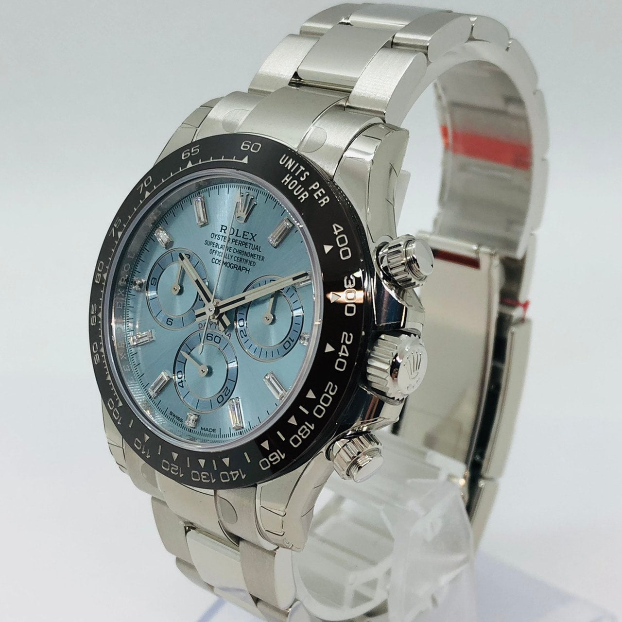 Pre-Owned Rolex Daytona 116506A Ice Blue 11P Diamond September 2021
