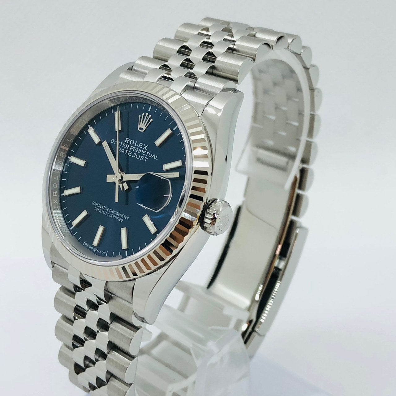 Pre-Owned Rolex Datejust 126234 Blue