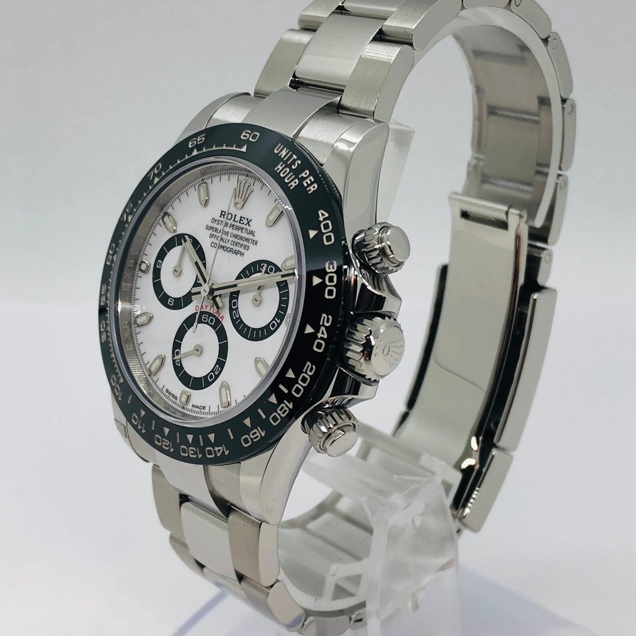 プレオウンド ロレックス デイトナ 116500LN オイスターブレスレット ホワイト 40mm