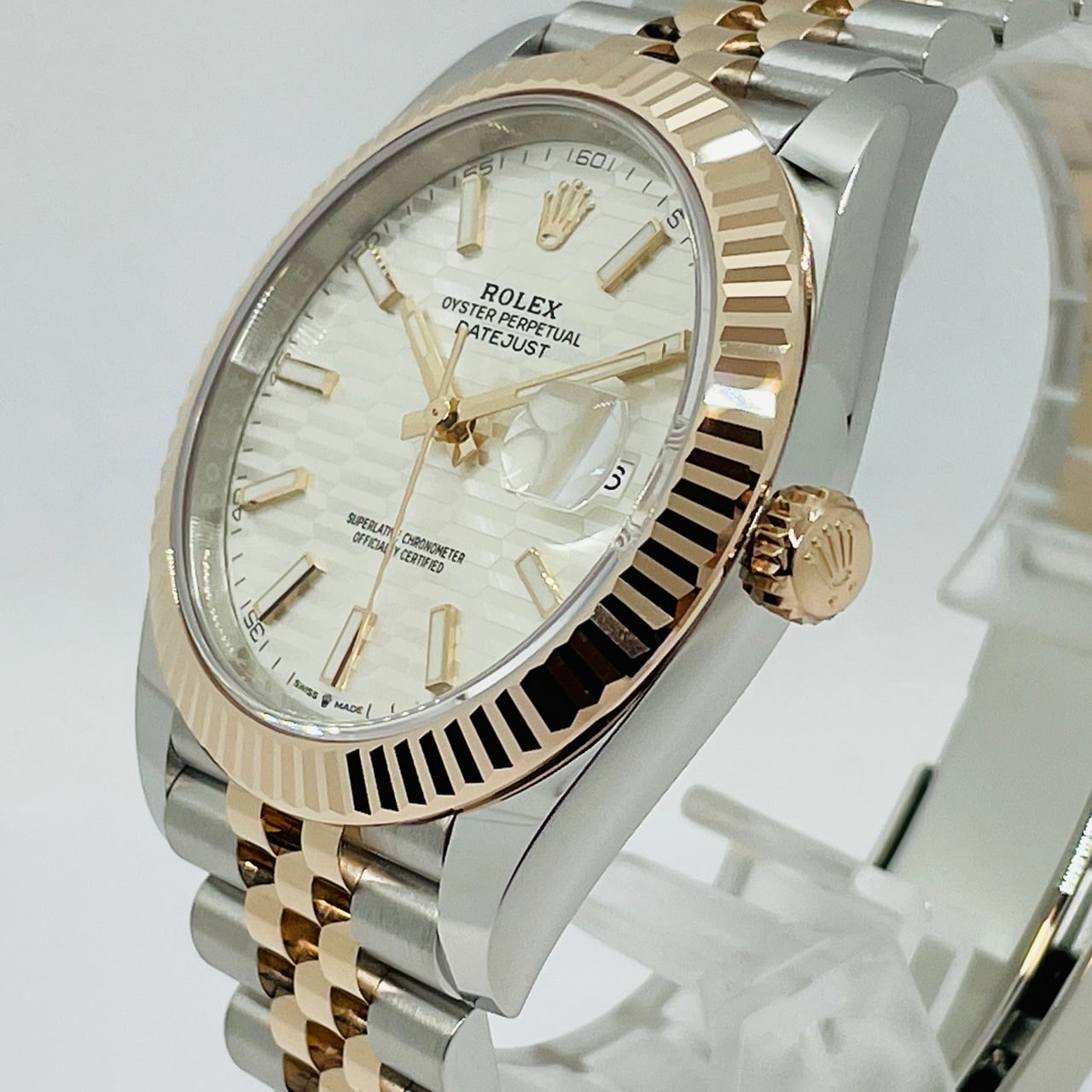 Pre-Owned Rolex Datejust 126331 Silver Fluted Motif