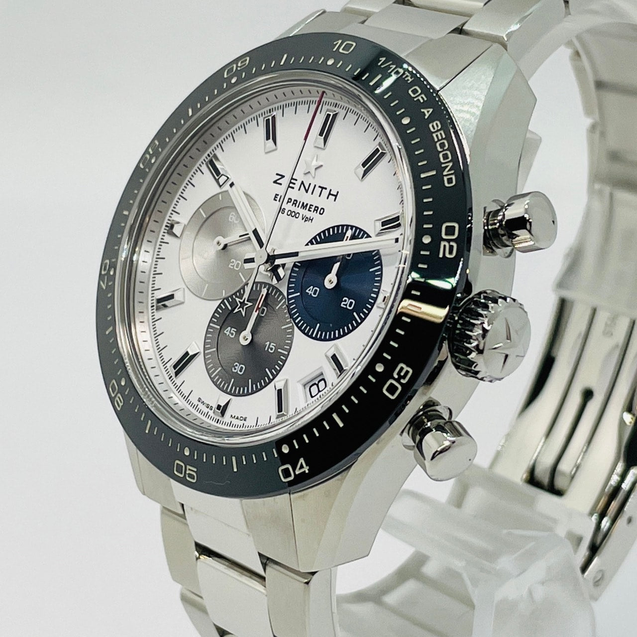 プレオウンド ゼニス ZENITH クロノマスタースポーツ 03.3100.3600/69.M3100 ホワイト 41mm
