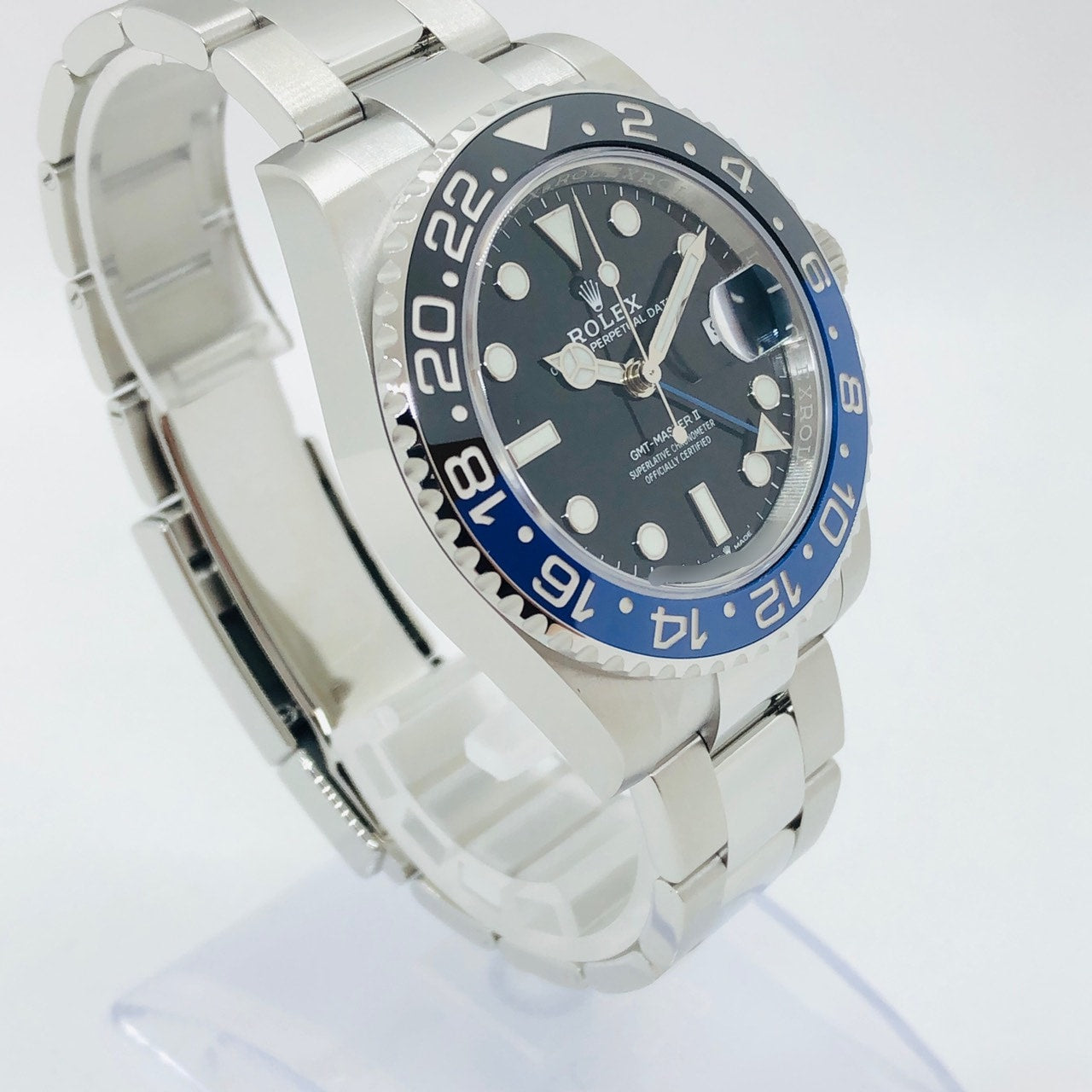 롤렉스 GMT 마스터 II 126710BLNR 굴 팔찌 검은 배트맨