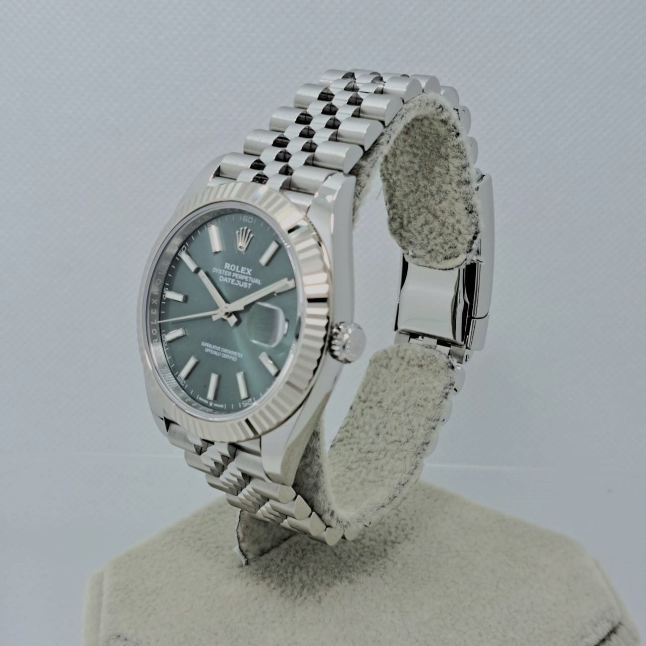 Pre-Owned Rolex Datejust 126334 Mint Green