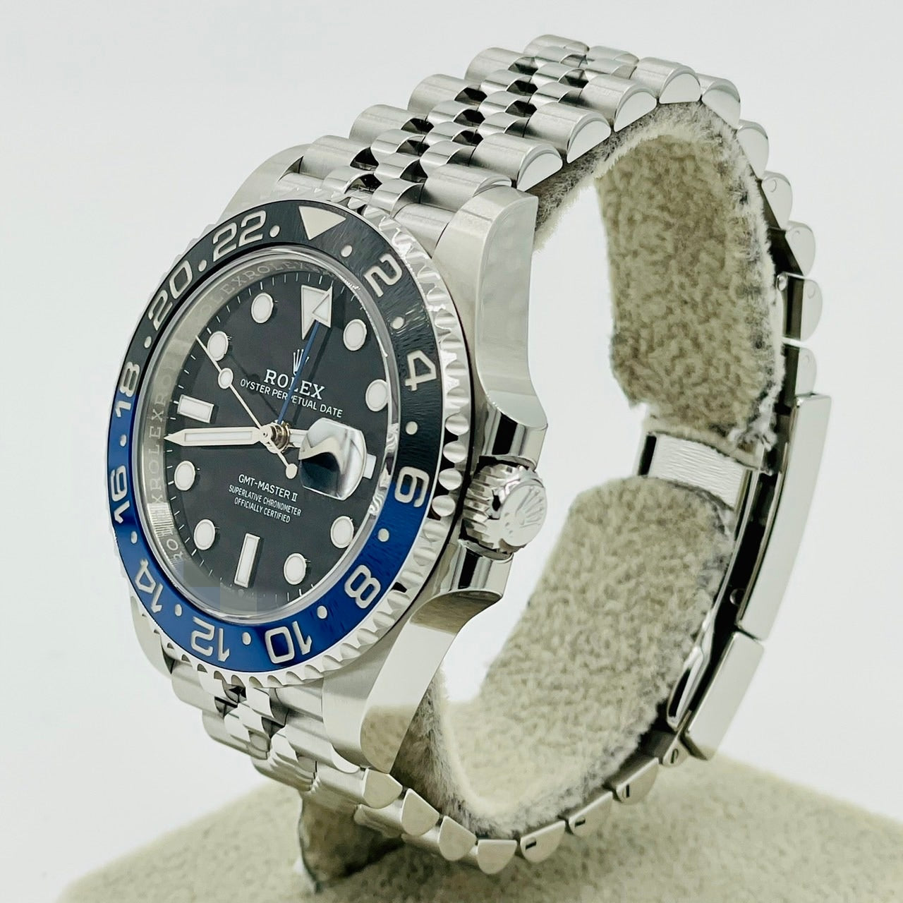 롤렉스 GMT 마스터 II 126710BLNR Jubilee 팔찌 검은 배트맨
