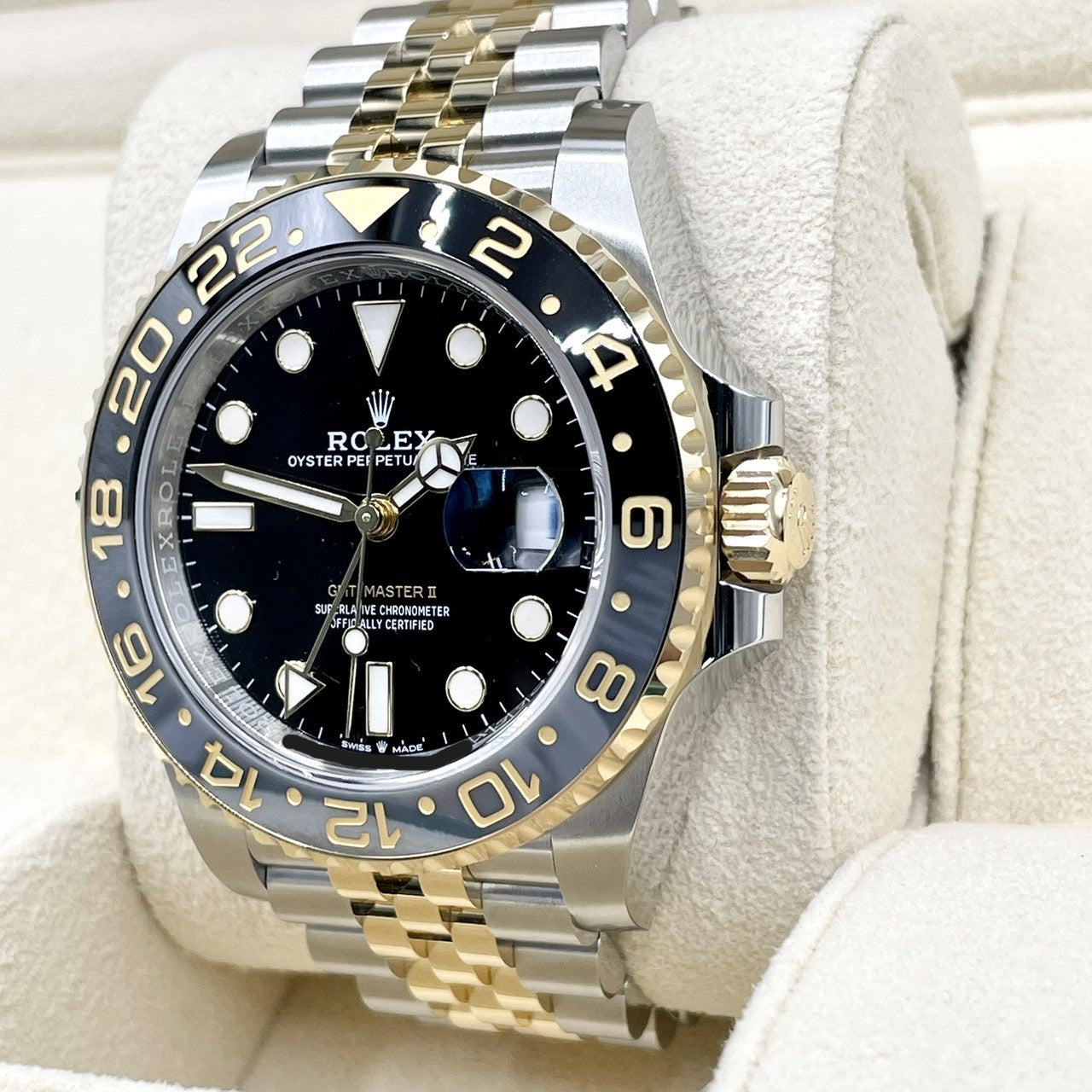 롤렉스 GMT 마스터 II 126713GRNR Jubilee 팔찌 40mm
