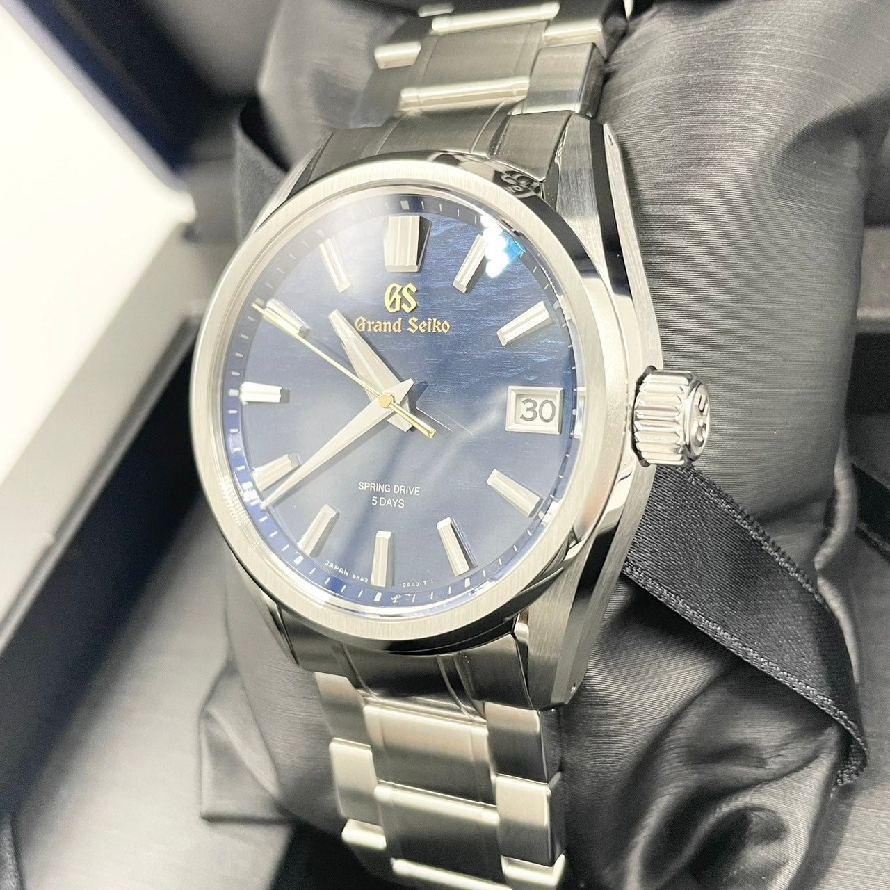 グランドセイコー エボリューション9 スプリングドライブ SLGA007 ブルー 40mm