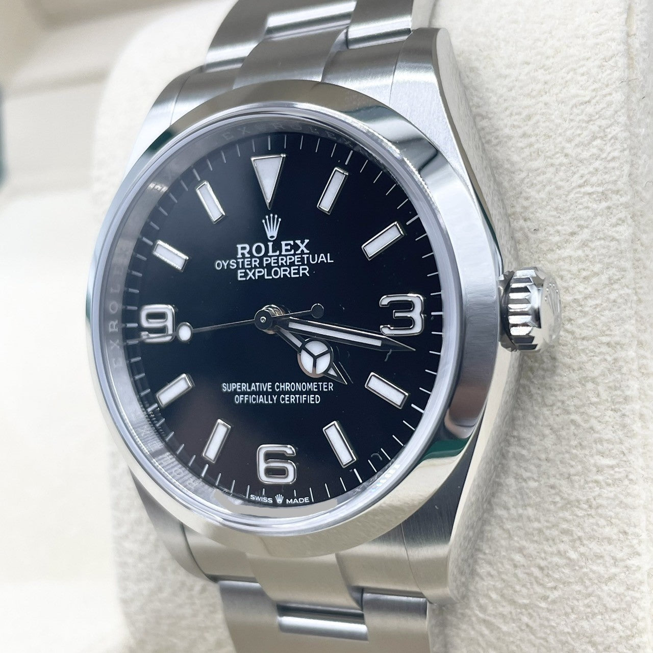 プレオウンド ロレックス エクスプローラーI 124270 ブラック 36mm