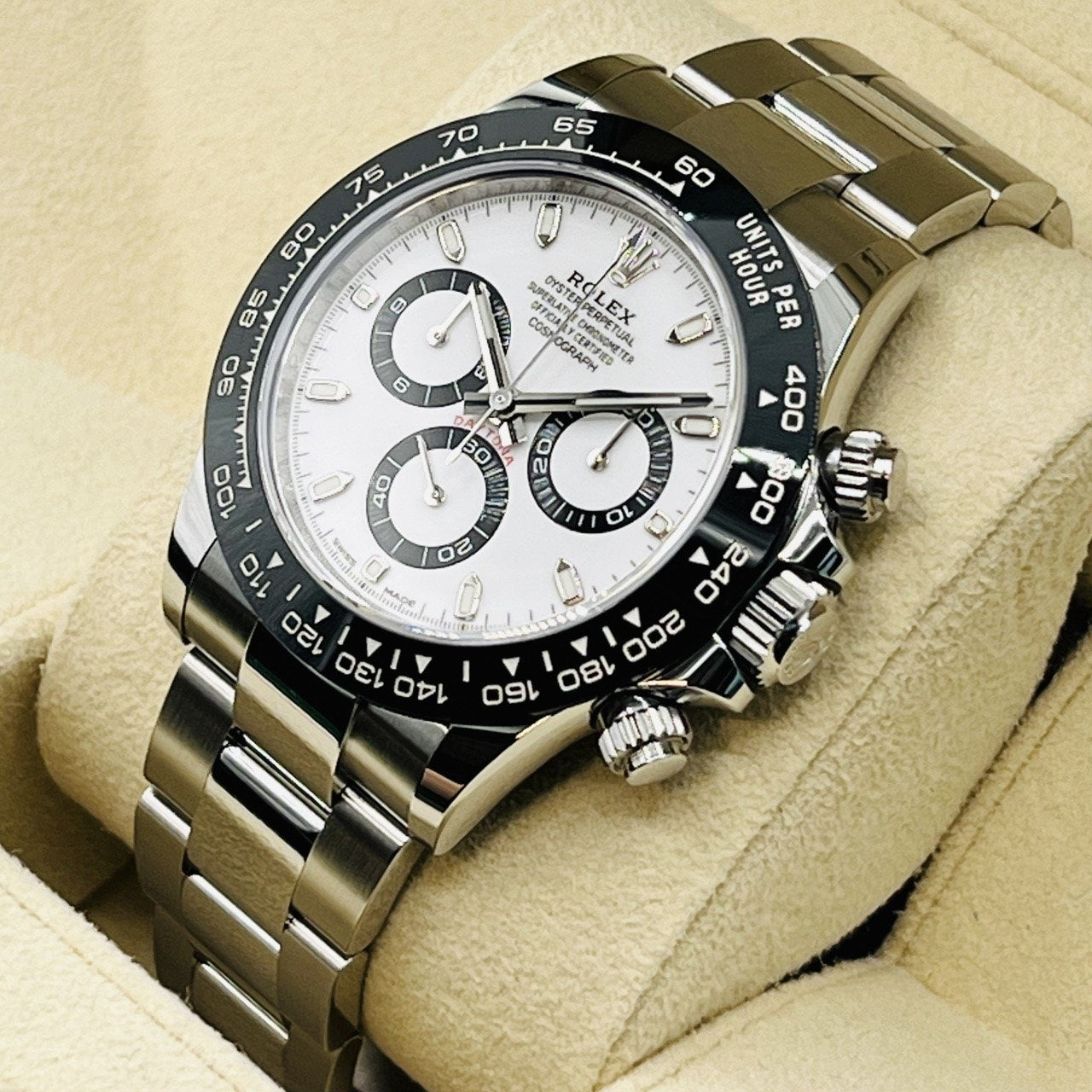 ロレックス デイトナ 116500LN オイスターブレスレット ホワイト 40mm