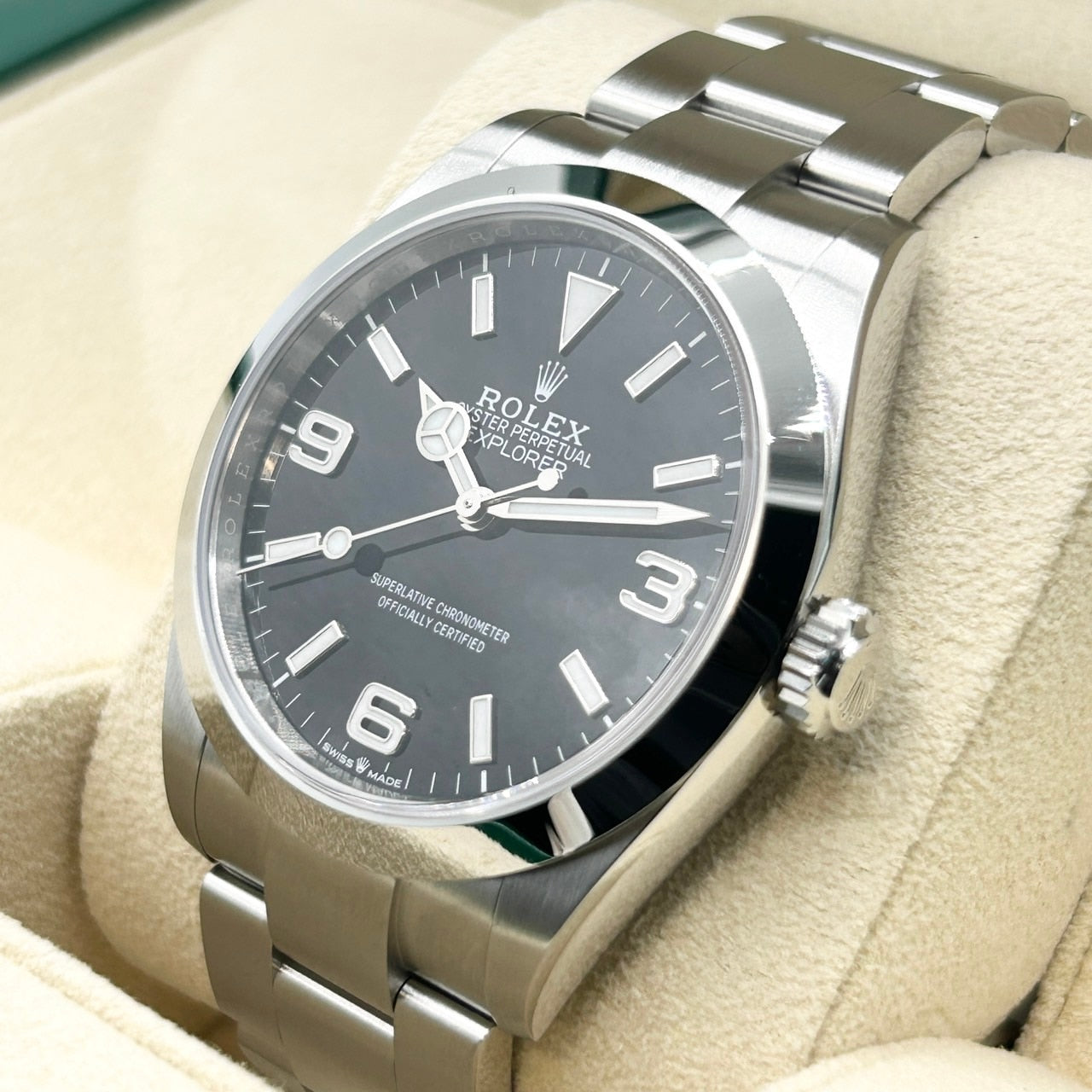롤렉스 탐색기 224270 블랙 40mm