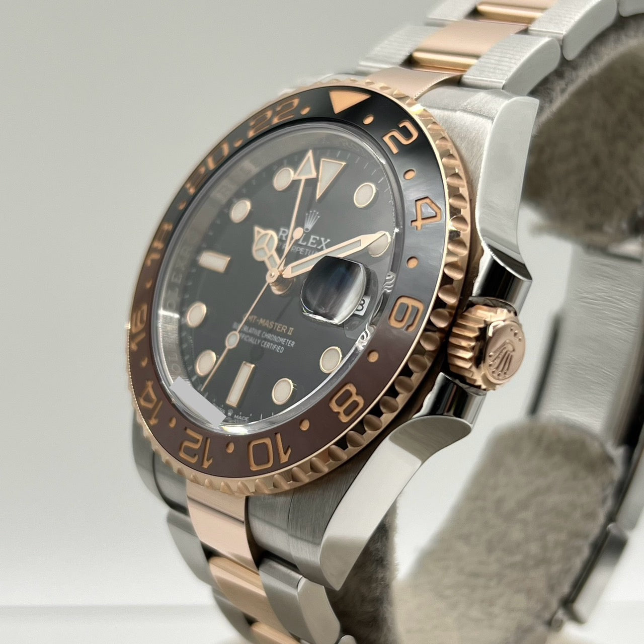 롤렉스 GMT 마스터 II 126711CHNR 굴 팔찌 블랙 40mm