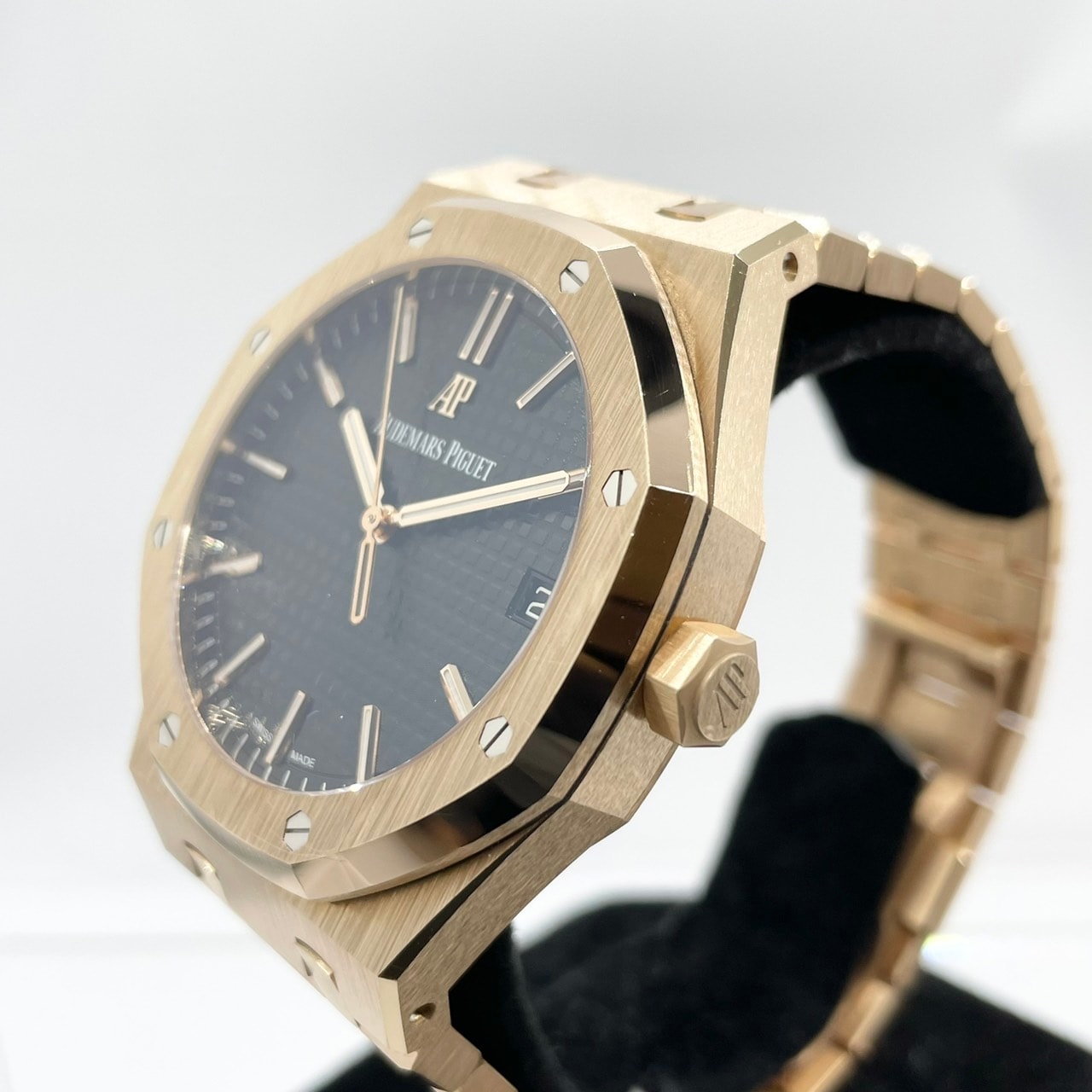 ★최종 가격★Audemars Piguet Royal Oak Pink Gold 15500or.oo.1220or.01 Black 41mm