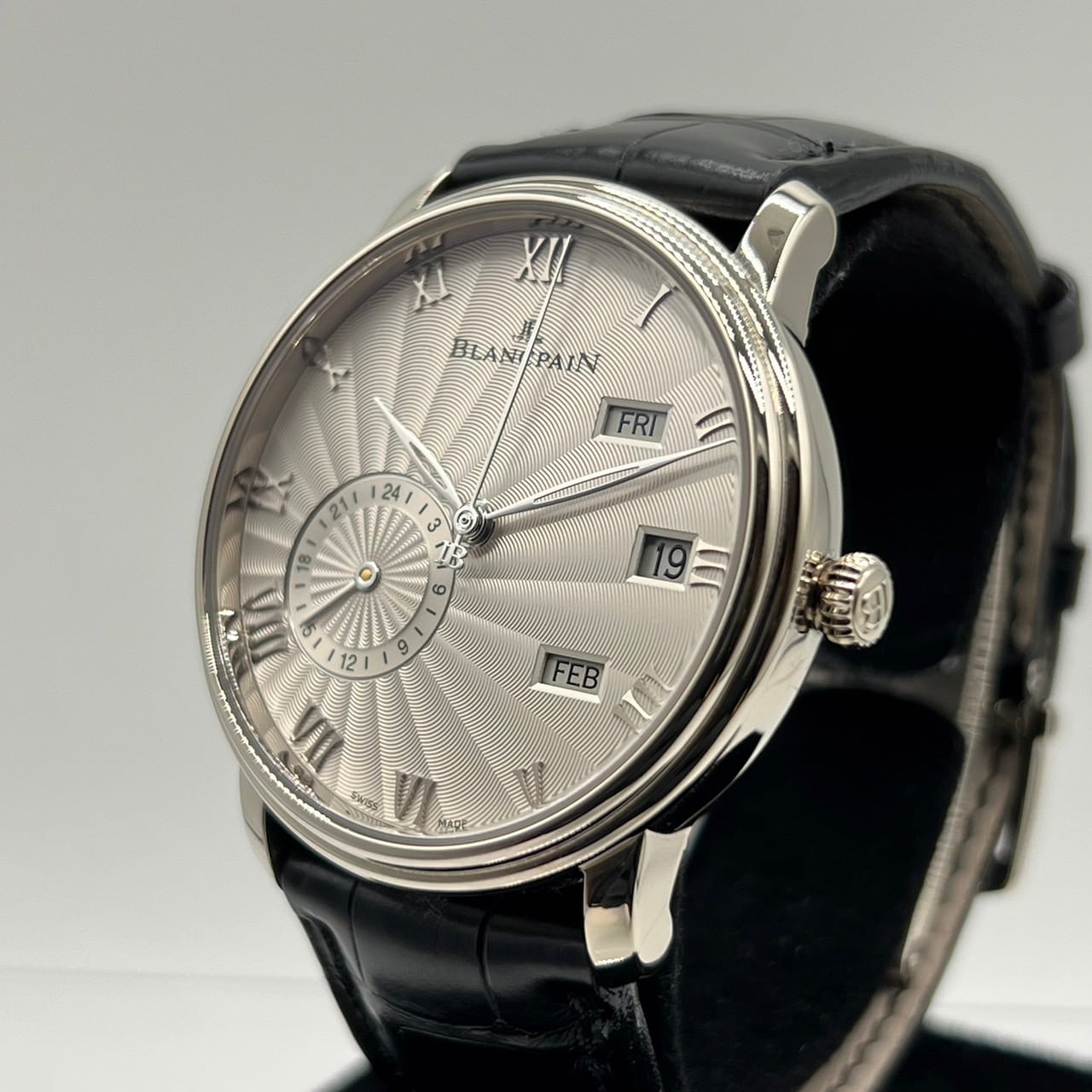 ★최종 가격★Blancpain Villerais 6670 1542 55b Silver 40mm