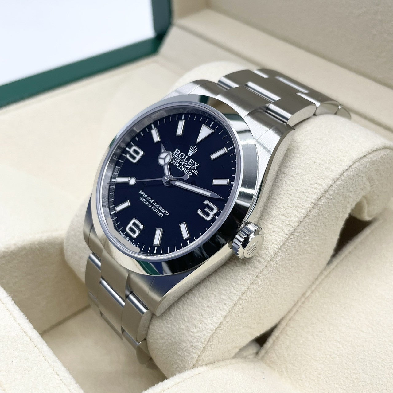 롤렉스 탐색기 224270 블랙 40mm