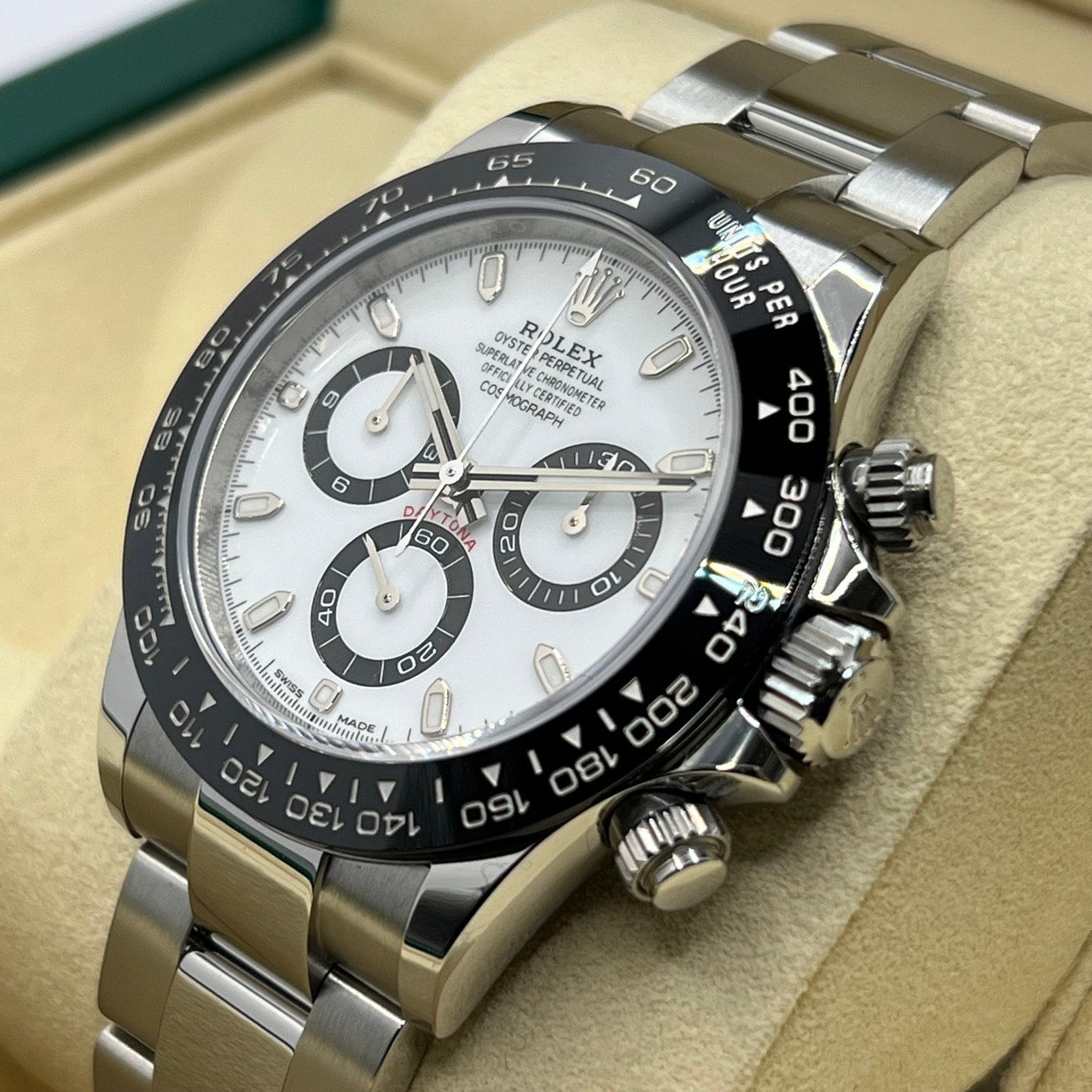 プレオウンド ロレックス デイトナ 116500LN オイスターブレスレット ホワイト 40mm