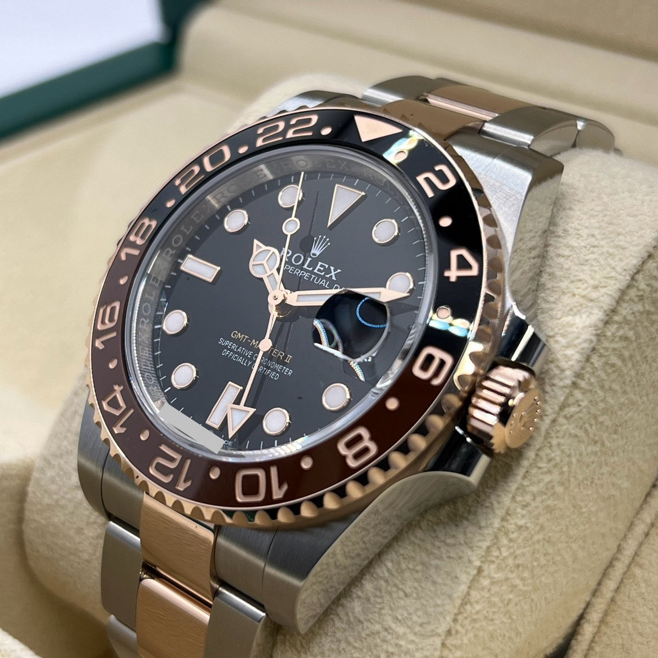 롤렉스 GMT 마스터 II 126711CHNR 굴 팔찌 40mm