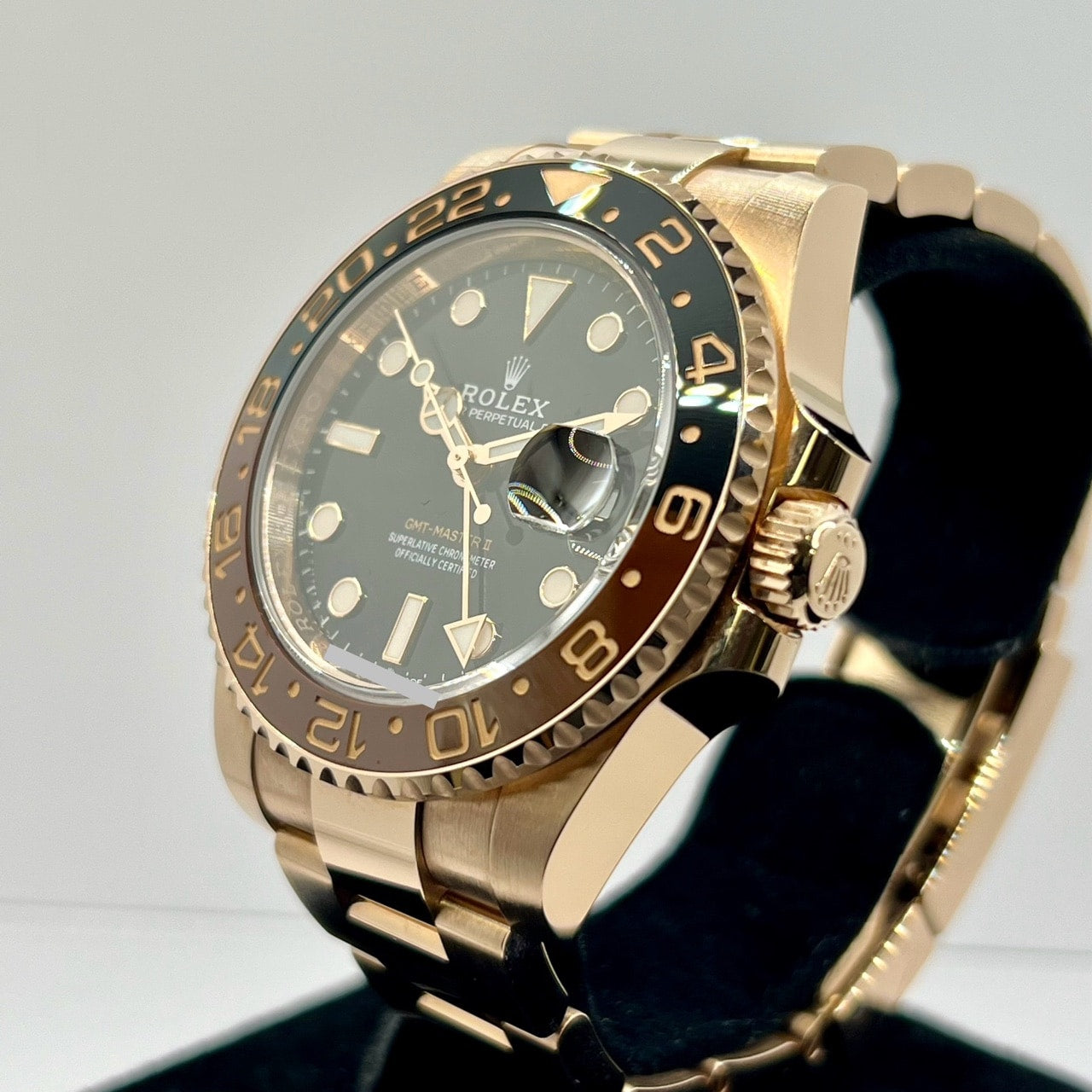 롤렉스 GMT 마스터 II 126715CHNR 굴 팔찌 40mm