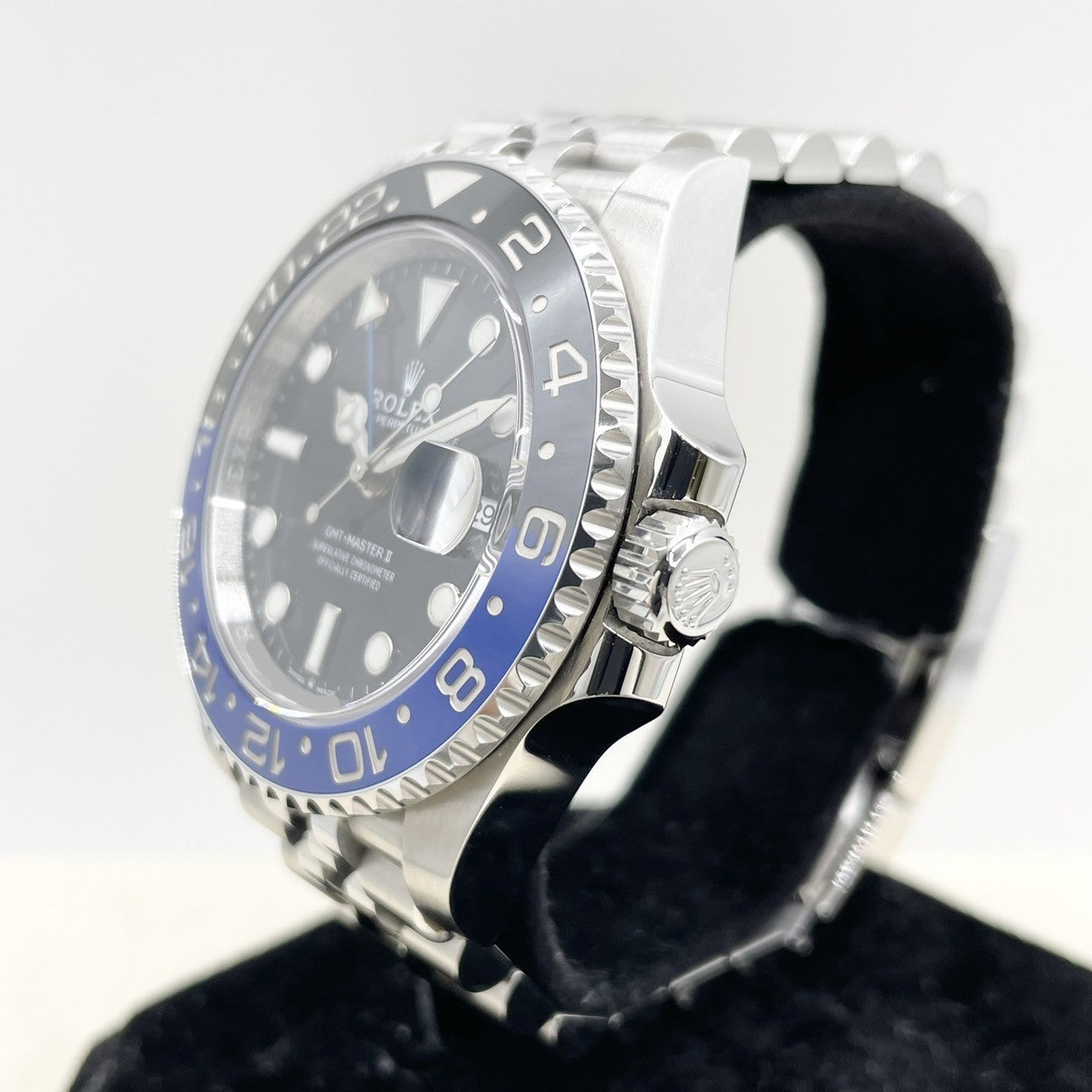 롤렉스 GMT 마스터 II 126710BLNR 배트맨 40mm 스테인리스 스틸 희년 팔찌