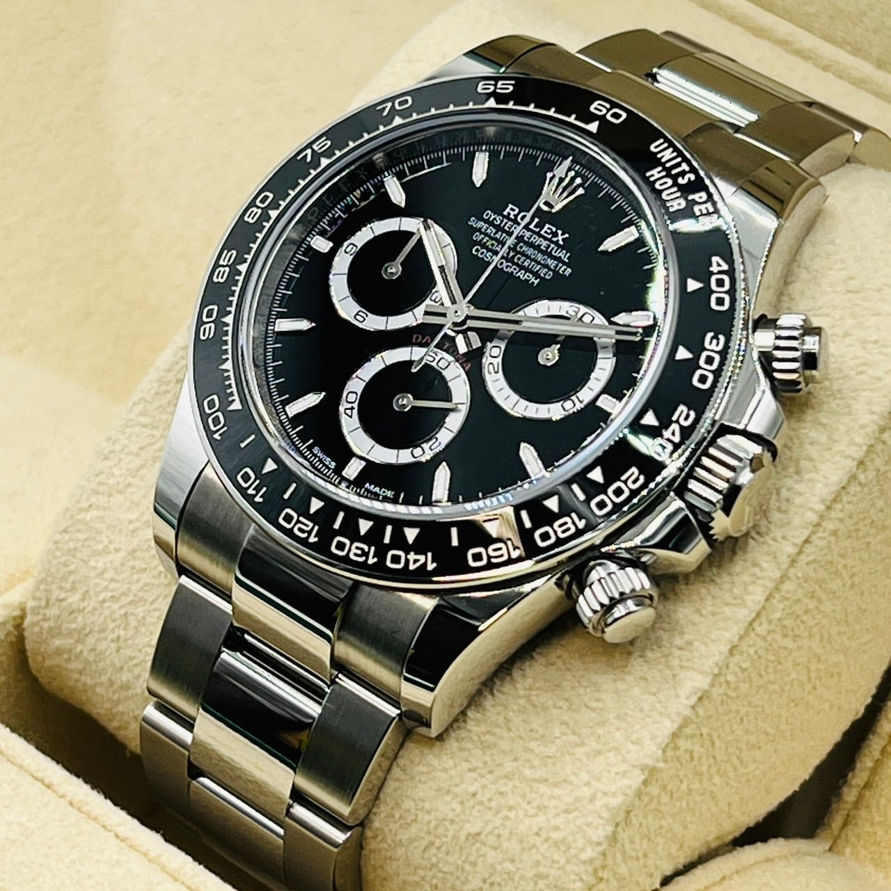 プレオウンド 【2023年新作】ロレックス デイトナ 126500LN ブラック 40mm ステンレススチール オイスターブレス