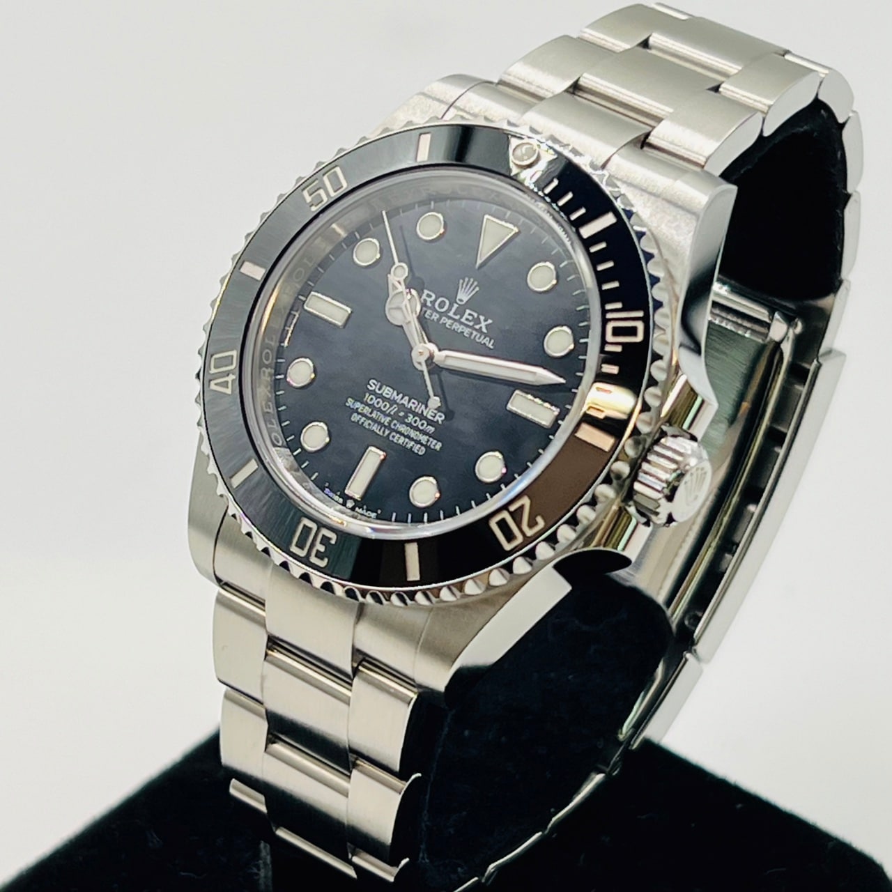 プレオウンド ロレックス サブマリーナ ノンデイト 124060 ブラック 41mm ステンレス オイスターブレス