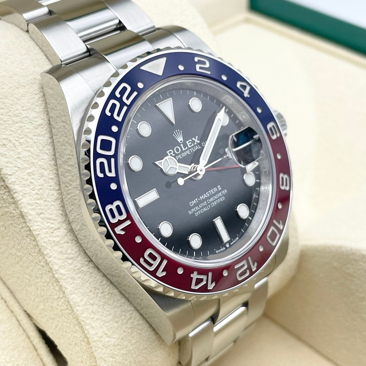 Rolex GMT Master II 126710BLRO Oyster Bracelet Black Pepsi