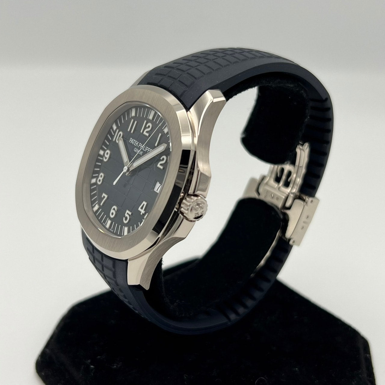 【2023保证】新款带扣! 百达翡丽 Aquanaut 5168G-001 蓝色 40 毫米