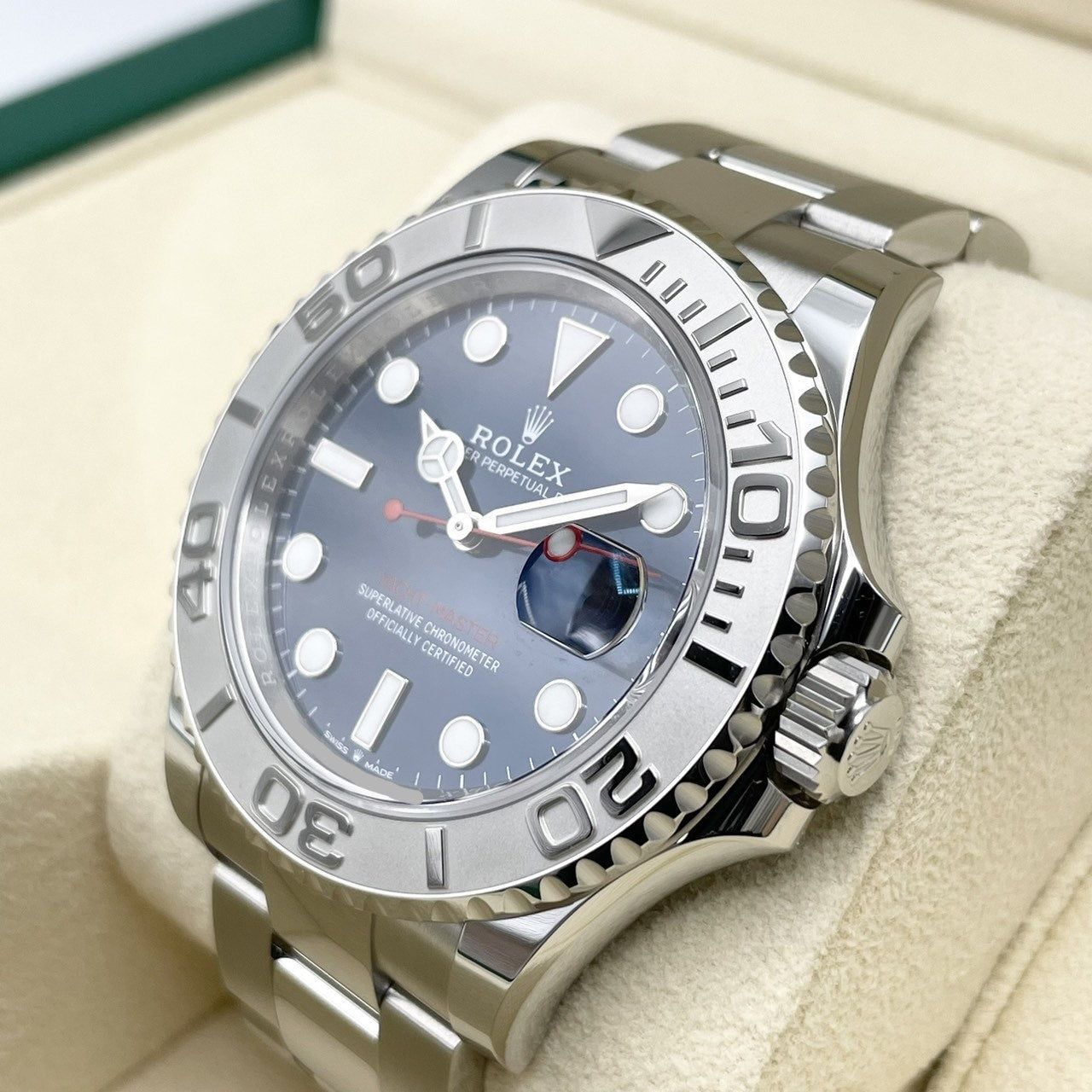 劳力士 Yacht-Master 126622 蚝式手链 亮蓝色 40 毫米