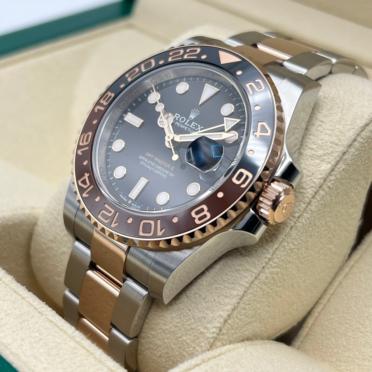 롤렉스 GMT 마스터 II 126711CHNR 검은 굴 팔찌
