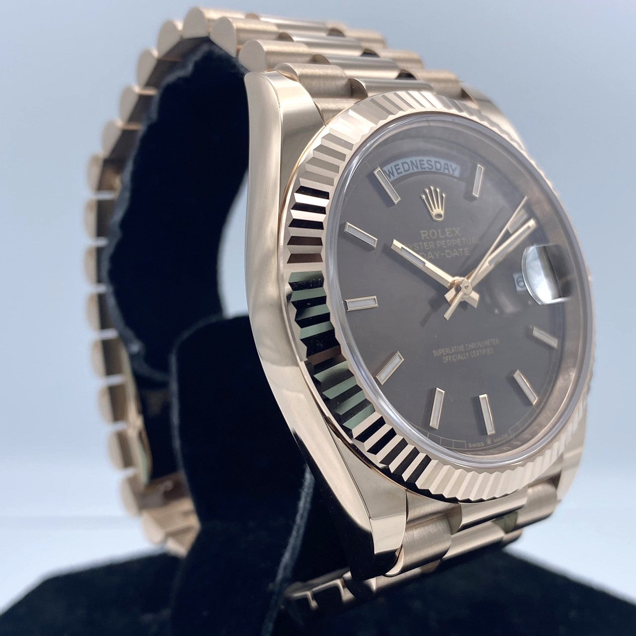 プレオウンド ロレックス デイデイト 228235 エバーローズゴールド チョコレート ブラウン 40mm