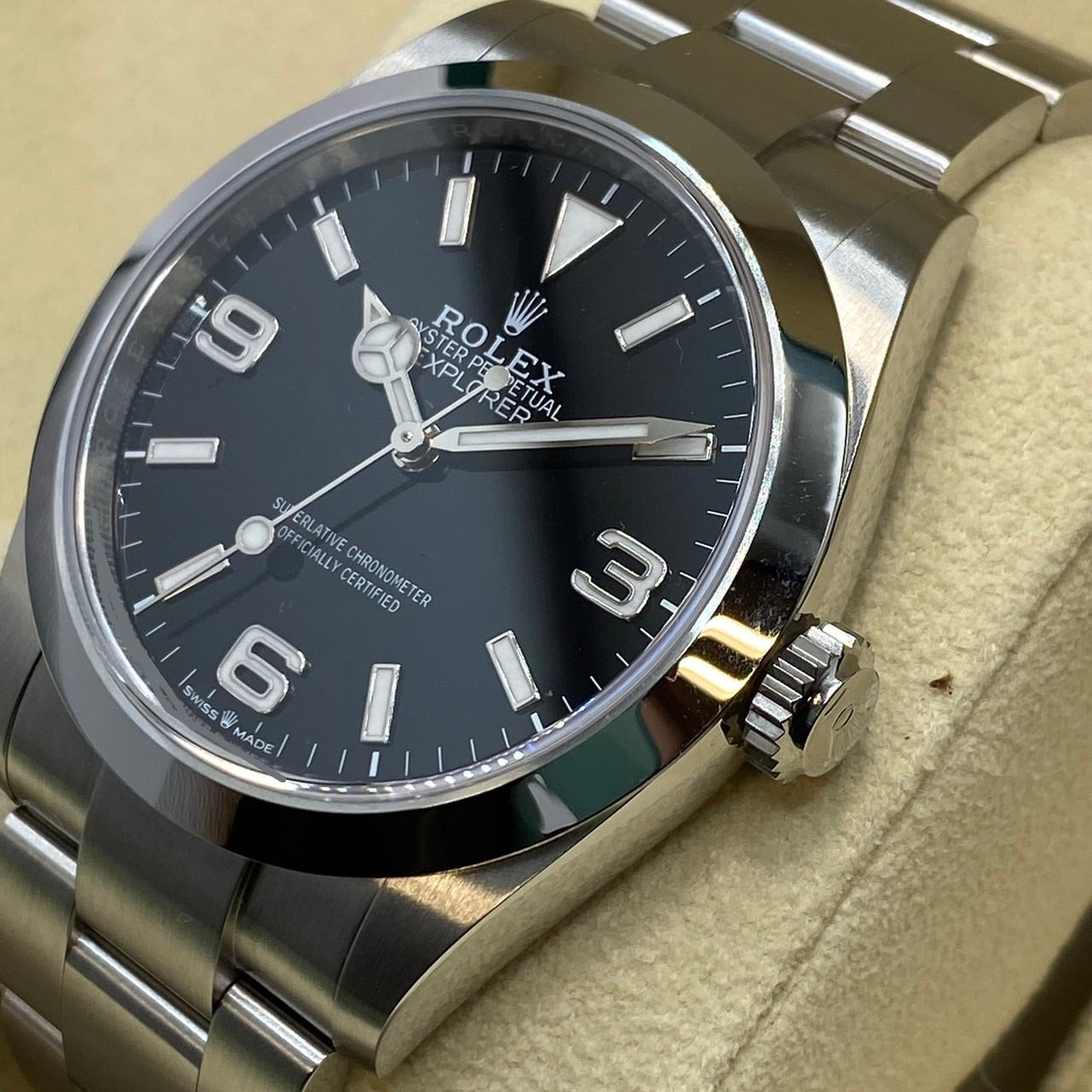 プレオウンド ロレックス エクスプローラー 224270 ブラック 40mm ステンレススチール