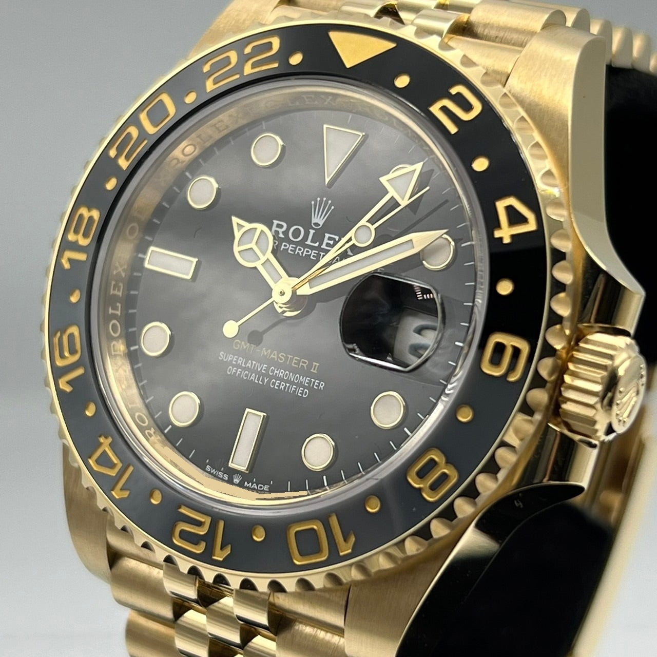 Rolex GMT Master II 126718GRNR Jubilee Bracelet Black