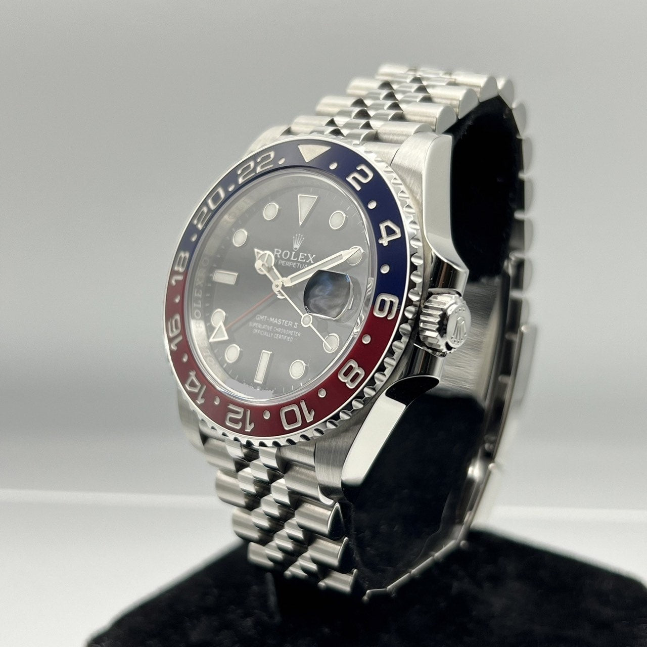 プレオウンド ロレックス GMTマスターII 126710BLRO ジュビリーブレスレット ブラック ペプシ 40mm
