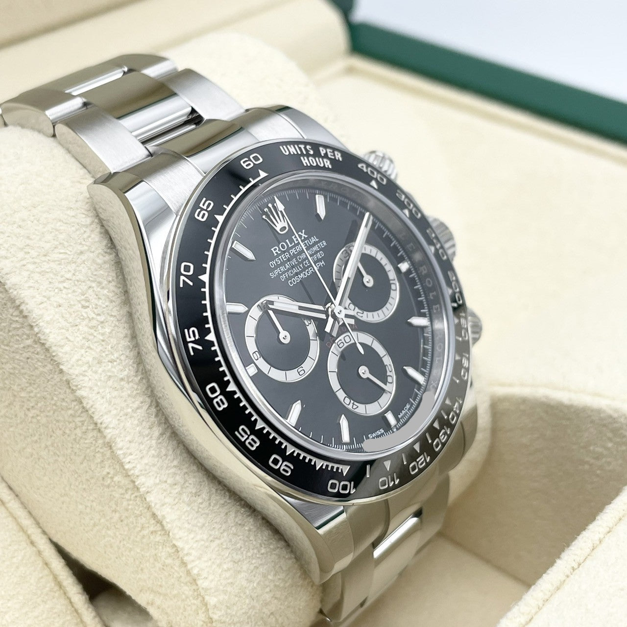 劳力士 Daytona 126500LN 蚝式手链 黑色 40 毫米