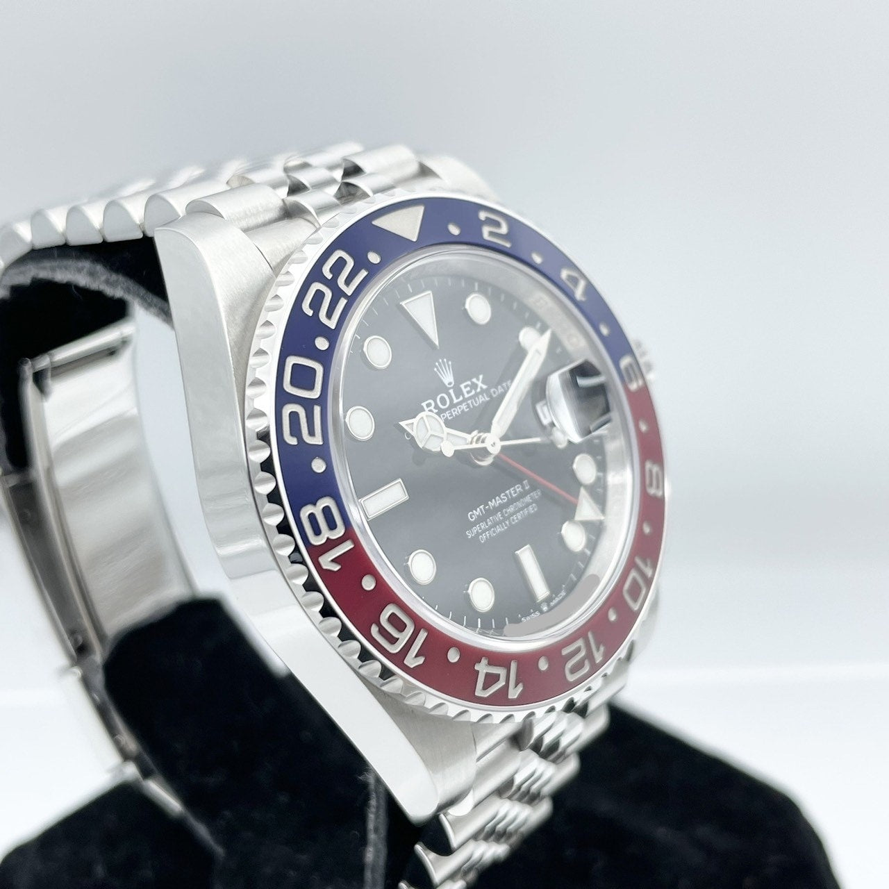 롤렉스 GMT 마스터 II 126710Blro Jubilee 팔찌 검은 40mm
