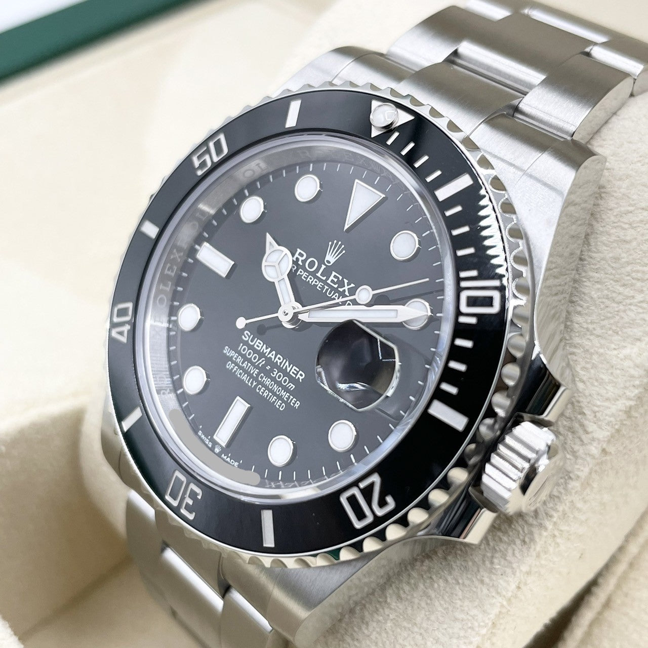 사전 소유 롤렉스 서브 마리너 날짜 126610ln 검은 색 41mm