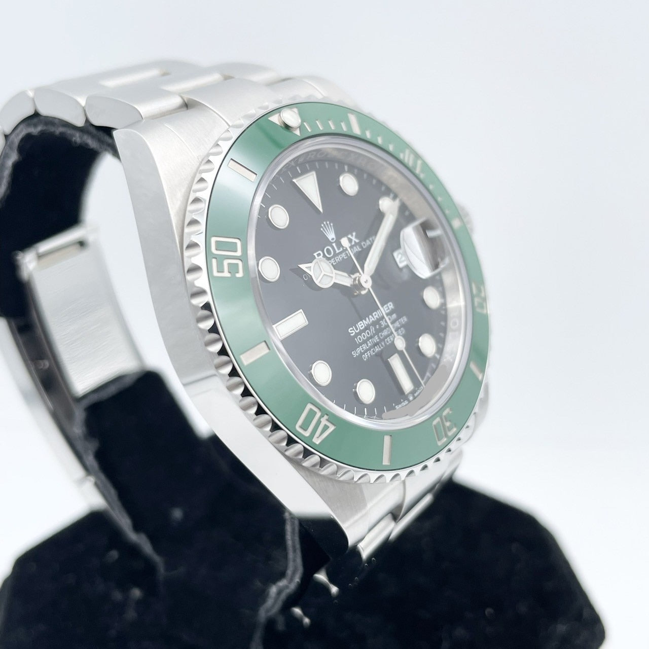 プレオウンド ロレックス サブマリーナ デイト 126610LV オイスターブレスレット ブラック グリーン 41mm