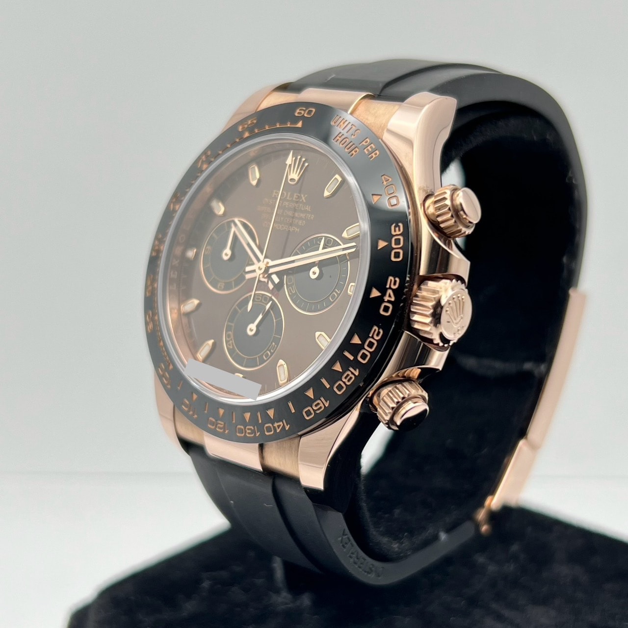 プレオウンド ロレックス デイトナ 116515LN ブラックラバーベルト チョコレート&ブラック 40mm