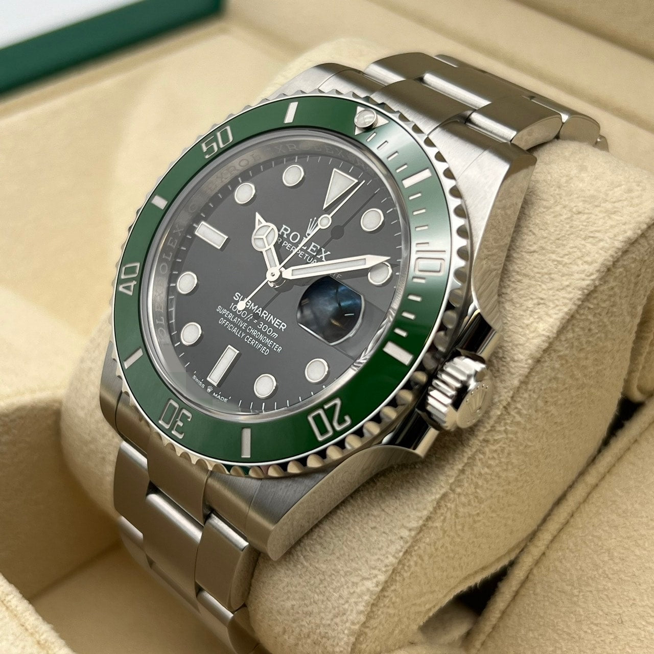 Pre-Owned [Summer preparation! Support price! Payment in May 2024! 】Rolex Submariner Date 126610LV Oyster Bracelet Black Green 41mm