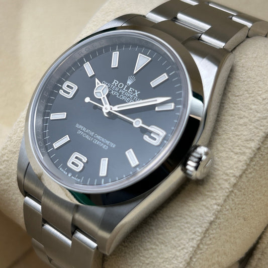 Pre-Owned Rolex Explorer I 124270 Black 36mm
