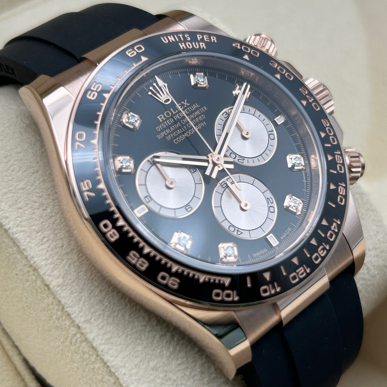劳力士 Daytona 126515LNG 亮黑色和 Sundust 40 毫米
