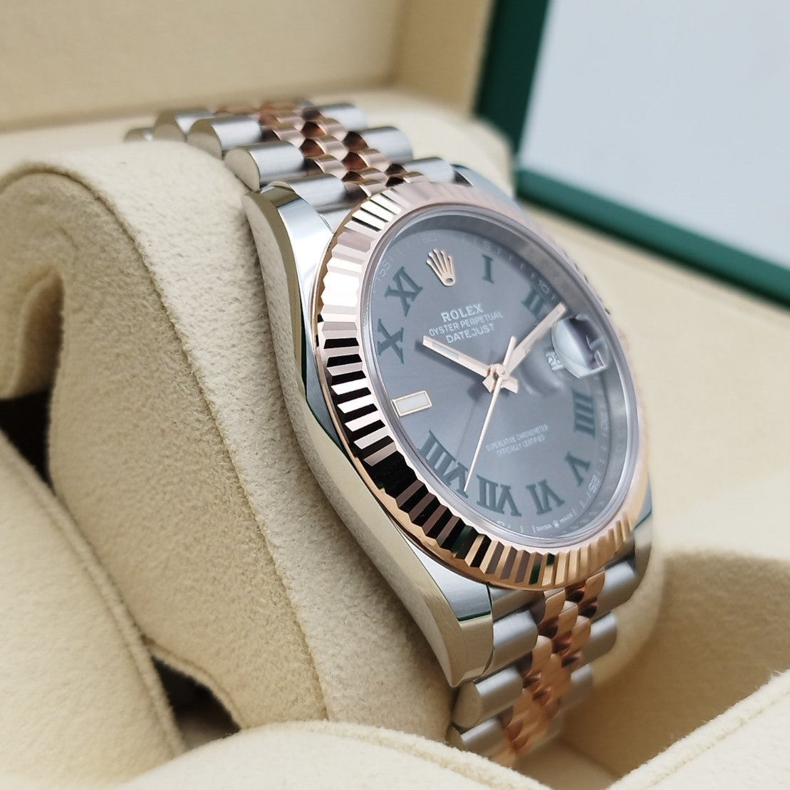 プレオウンド ロレックス デイトジャスト 126331 スレートローマン 41mm