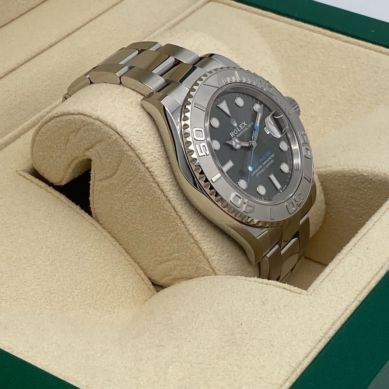 プレオウンド ヨットマスター 126622 オイスターブレスレット スレート(ダークロジウム) 40mm