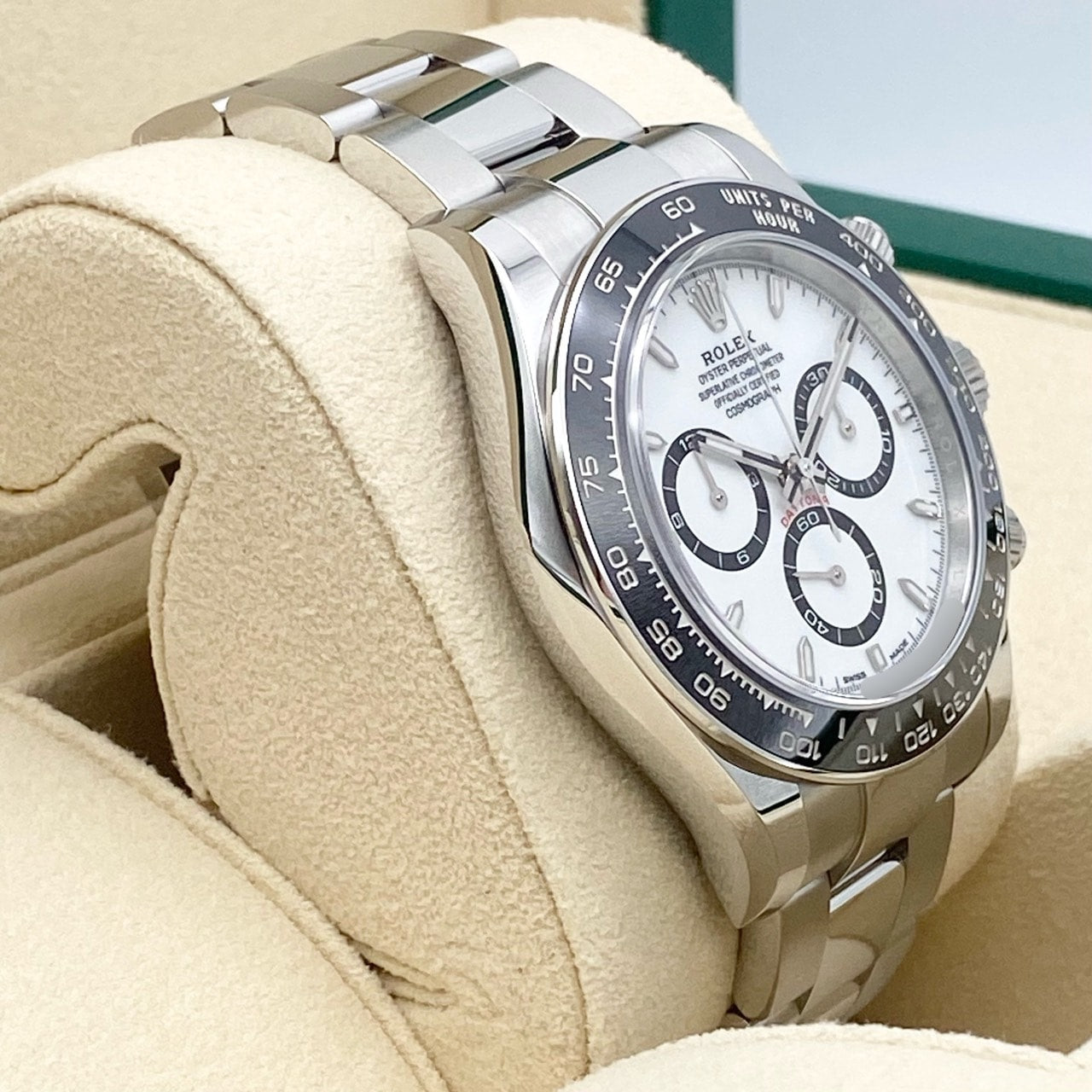 사전 소유 롤렉스 데이토나 126500ln 화이트 40mm
