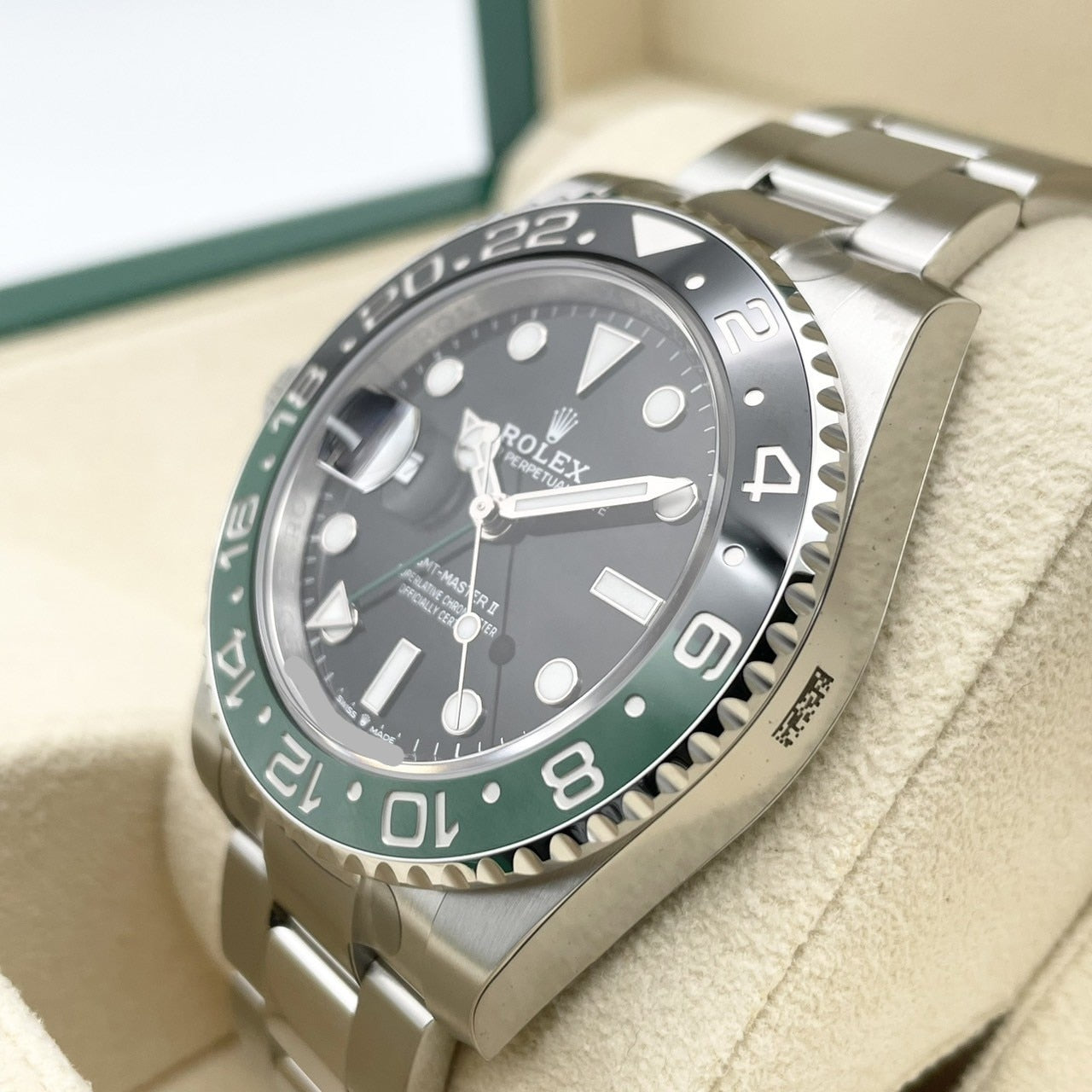 [전체 보호 스티커 포함! ! Rolex GMT 마스터 II 126720VTNR 굴 팔찌 40mm