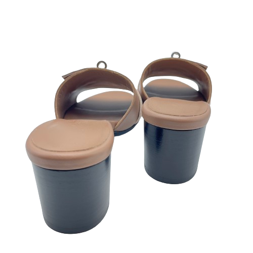 헤르메스 기기 샌들 37 로즈 펄 24cm