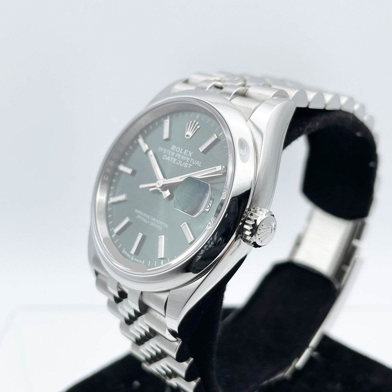 プレオウンド ロレックス デイトジャスト 126200 ミントグリーン ジュビリーブレス 36mm